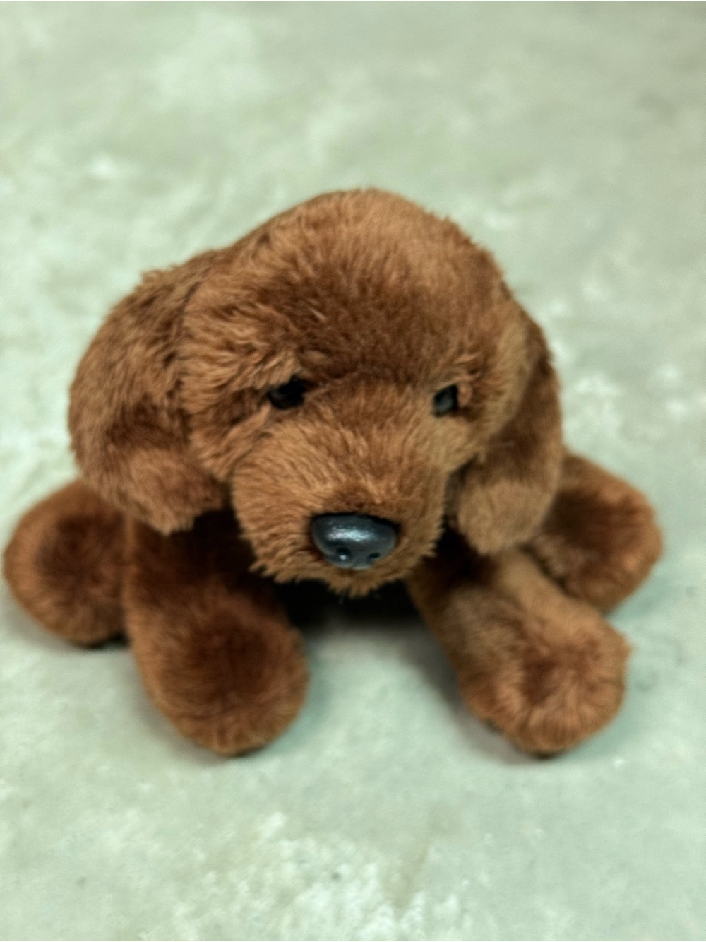 Plush Brown Dog Toy - Soft Puppy Plush for Pets